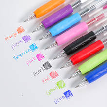 Bolígrafo de Gel de secado rápido para escuela, suministros de oficina, suministros para estudiantes, 0,5mm, 10 colores 2024 - compra barato