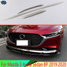 For Mazda 3 Axela Sedan BP 2019 2020 Car Accessories Stainless Steel Before Bumper Skid Protector Guard Plate accessories 2024 - buy cheap
