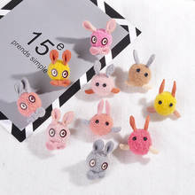 Feiseli Harajuku Cartoon Soft Fabric Animal Cute Rabbit Brooch Pin For Women Girls Collar Corsage Hand Bag Decor Ornament 2024 - buy cheap