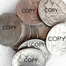 Moneda de copia chapada en plata, Dólar de La Paz Fat-p (10 piezas) 2024 - compra barato