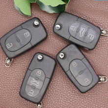 DAKATU 2/3/3+1 Button For Audi A2 A3 A4 A6 A8 TT Remote Car Key Fob Flip Folding Auto Cover Case Uncut Blade Key Shell 2024 - buy cheap