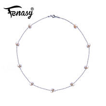 FENASY Natural Freshwater Pearl Necklaces For Women Handcrafted Baroque Long Necklace Wedding Jewelry Neck Accessories 2024 - buy cheap