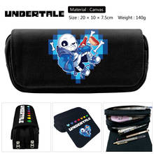 Undertale Wallet Sans Dog Red Heart Canvas Zipper Pencil Wallet Purse Bags For Boy Girl Students Bags Gift 2024 - buy cheap