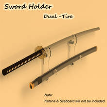 Sword Wall Mount Solid Sword Stand Samurai Sword Display Supports Katana &Scabbard Holder Sword Bracket Holder Rack Knife Stand 2024 - buy cheap