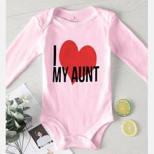 Baby Girl Romper Love Aunt Newborn Baby Girl Clothes Cotton Toddler Girls Winter Costume Long Sleeve Autumn Jumpsuits 2024 - buy cheap