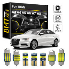 BMTxms-Kit de luces LED para Interior de coche, iluminación automática sin Error, para Audi A3 8L 8V 8P A4 B5 B6 B7 B8 A5 A6 C5 C6 C7 A7 A8 D2 D3 Canbus 2024 - compra barato