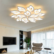 Lustre moderno de led, com anel para sala de estar, sala de jantar, quarto, lâmpada led com função de memória, luminária de teto 2024 - compre barato