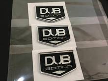 3x DUB Edition Car Auto Trunk Rear Fender Emblems Badge Decal Sticker Universal 2024 - buy cheap