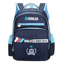 Mochilas escolares de nailon para niños y niñas, impermeables, azul oscuro, Mochila para el colegio 2024 - compra barato