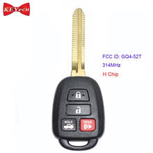 KEYECU for Toyota Rav4 Highlander 2014 2015 2016 2017 Remote Key Fob GQ4-52T H Chip 314MHz 	89071-0R020 2024 - buy cheap