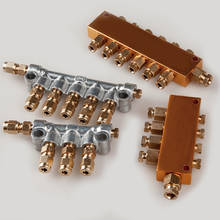 Virola de compressão para máquina-ferramenta, conector de encaixe para tubulação de óleo de bronze 4 6 8mm od 2024 - compre barato