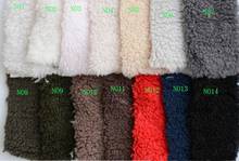 Tecidos de pelúcia para roupas domésticas de algodão de lã 2024 - compre barato