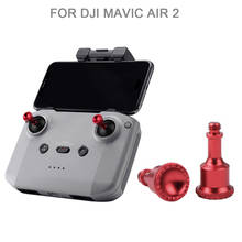 2Pcs Transmitter Thumb Rocker Cover Metal Joysticks Replacement For DJI Mavic Air 2 Drone Remote Control Accessories for dji 2024 - buy cheap