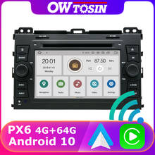 PX6 4+64G GPS Android 10.0 Radio For Toyota Prado 120 2002-2010 Wireless Carplay Car Multimedia Player Bluetooth 5.0 Auto Stereo 2024 - buy cheap