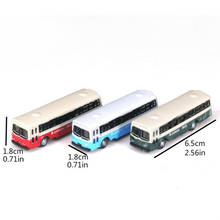 Modelo de ônibus de metal para arquitetura, modelo de trem de construção layout e construção de brinquedo de 5 tamanhos 1/100-1/150 2024 - compre barato