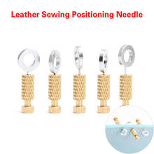 5PCS Handmade DIY Leather Craft tools Suture fixing needle leather Tools fixed needle sparse Stitch Lock Sewing position needle 2024 - buy cheap