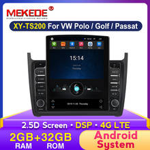 MEKEDE 4G LTE 2.5D 9.7" Tesla screen Car Multimedia player  For VW Volkswagen POLO Sedan 2008-2015 Auto GPS Navigator DSP 2024 - buy cheap