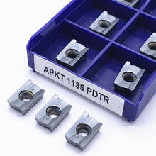APKT1135 PDTR LT30-inserto de RO, herramienta de corte CNC, herramienta de fresado, inserto Indexable APKT 1135 2024 - compra barato