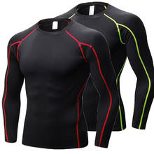 Long Sleeve Tshirt Compression Shirt Men Fitness Gym Running Shirt Breathable Long Sleeve Sport T-shirt Rashgard Gym Clothing 2024 - buy cheap