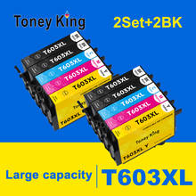 Чернильный картридж Toney king для принтера Epson 603XL 603, T603XL, t603 Expression Home XP-3100, XP-4100, XP-2100, XP-2105, XP-3105 2024 - купить недорого