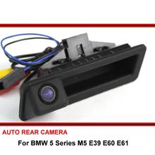 Tronco alça oem para bmw série 5 m5 e39 e60 e61 hd ccd retrovisor do carro estacionamento reverso backup câmera de visão traseira visão noturna 2024 - compre barato