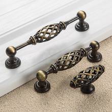 Vintage Birdcage Door Handle Antique Furniture Knobs and Handles for Kitchen Cabinets Vintage Closet Handle Drawer Pull 2024 - buy cheap