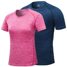 Men's Running T-Shirts Quick Dry Compression Sport Female Fitness Man Gym Running Shirts Soccer Shirts Women Jersey Sportswear 2024 - buy cheap