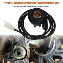 Velocímetro Universal para motocicleta, odómetro Digital, Sensor, montaje de Cable, medidor de velocidad, caja de Cable, accesorio, 12V 2024 - compra barato