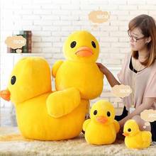 Plush Yellow Duck Soft Stuffed Animal Pillow Sofa Decor Kids Birthday Toy Gift J2HD 2024 - compre barato