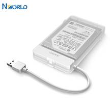 Nworld белый чехол для жесткого диска 2,5 дюйма USB 3,0 на SATA, корпус для жесткого диска, чехол коробка-чехол на HDD, чехол HD для настольного компьютера, ноутбука, ПК 2024 - купить недорого