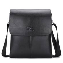 Luxury Brand Leather Shoulder Bag For Men Business Crossbody Bags High Quality Casual Travel Small Flap Male Messenger Bag IPAD 2024 - buy cheap