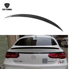 Carbon fiber rear trunk spoiler For Mercedes GLE coupe Spoiler for Benz GLE class W166 GLE63 AMG GLE 300 400 2015 2016 2017 2024 - buy cheap