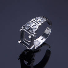 Bases de semimontaje de plata esterlina 925, base en blanco, almohadilla en blanco, anillos Vintage, conjunto de joyería, joyería DIY, 8x10mm 2024 - compra barato