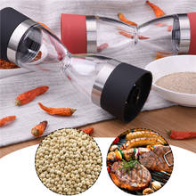 Manually 2 in 1 Hourglass Shape Dual Salt Pepper Mill Spice Grinder Pepper Shaker for Kitchen Cooking Tools Easy to Clean 2024 - buy cheap