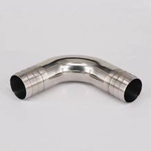 Fit for 51mm 2" I/D Hose Barbed 304 Stainless Steel Sanitary 90 Degree Elbow Pipe Fitting Connnector 2024 - buy cheap