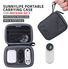 Сумка для хранения Sunnylife для Insta-360 GO 2 Камера защитная коробка для Портативный переноски Чехол ударопрочный путешествия чехол Крышка в наличии 2024 - купить недорого