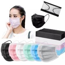 50-200pcs Mask Disposable Non wove Mascarillas 3 Layer Ply Filter Mask Mouth Face Mask Breathable Dust Earloops Masks Face Masks 2024 - buy cheap