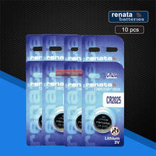 Batería de botón Renata CR2025 de 3 V para coche de juguete, 100%, original, batería de 3 v, 2025, 10 Uds. 2024 - compra barato