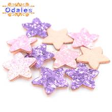 120Pcs Pink Star Shape Applique 3D Padded Patches Wedding Decoration DIY Headwear Accessories Hair Clips Scrapbooking Stickers 2024 - buy cheap