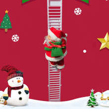 Electric Santa Claus Christmas Decoration Supplies Electric Climbing Ladder Santa Claus Christmas Tree Ornament Toys 2024 - buy cheap