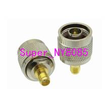 1pcs Adapter N Male Plug to SMA Female Jack Straight RF COAXIAL Connector 2024 - buy cheap