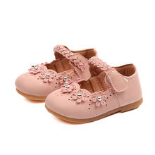 Sapatos de criança com sola macia para meninas, sapatos para crianças pequenas, com flores, 8m, 10m, 12m, 15m, 2 3, 4t 2024 - compre barato