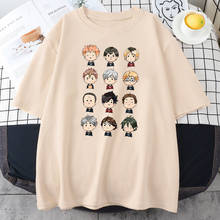 Haikyuu-Camiseta Kawaii de Anime japonés para mujer, camisetas de estilo coreano, camiseta de marca de Hip Hop, camisetas de mujer de gran tamaño 2021 2024 - compra barato