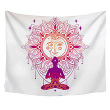 Гобелен с изображением мандалы, солнца, подвесное украшение, украшение для спальни 2024 - купить недорого