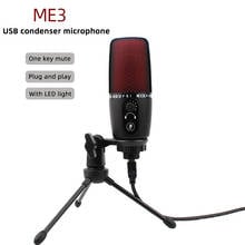 Kits de micrófono condensador con soporte de trípode, micrófono USB para PC, ordenador, estudio, juegos, Streaming, Karaoke, cantar, grabación 2024 - compra barato