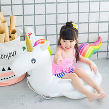 Rooxin Baby Swimming Ring Unicorn Flamingo Inflatable Circle Infant Float Seat Water Sport Beach Party Toys Pool Accessories 2024 - buy cheap