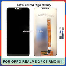 100% testado 6.2 "para oppo realme 2/c1 rmx1811/r15 neo display lcd de toque digitador da tela vidro sensor montagem 2024 - compre barato