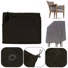 Jardín mobiliario de terraza cubierta protectora de silla funda polvo almacenamiento al aire libre de Oxford tela impermeable bolsa de almacenamiento 2024 - compra barato