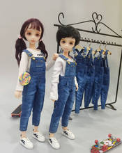 Blyth Doll Clothes Long Sleeve T-shirt/bib Overall Pant Jeans Doll Clothes for Azone,ob24,Blyth 1/6 Doll Accessories 2024 - buy cheap