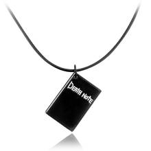 1 Pcs Cartoon Anime Death Note Black Book Pendant Necklaces Rope Chain Women Men Cosplay Choker Necklace Figure Toys Gifts 2024 - buy cheap